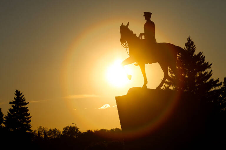 General Griesbach Statue-evening view