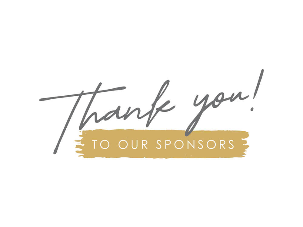Thank you to our sponsors